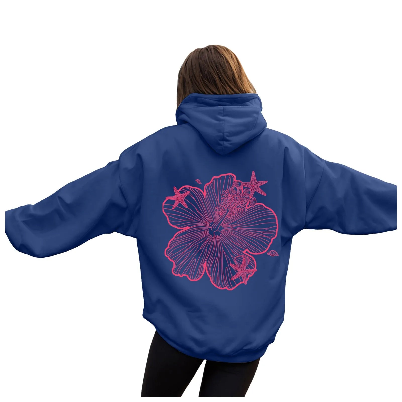 Long Hoodie Sweatshirt